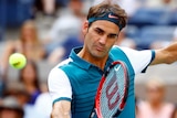 Roger Federer at the US Open