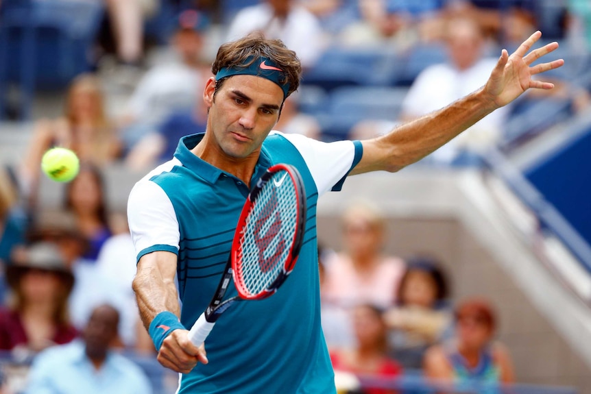 Roger Federer at the US Open