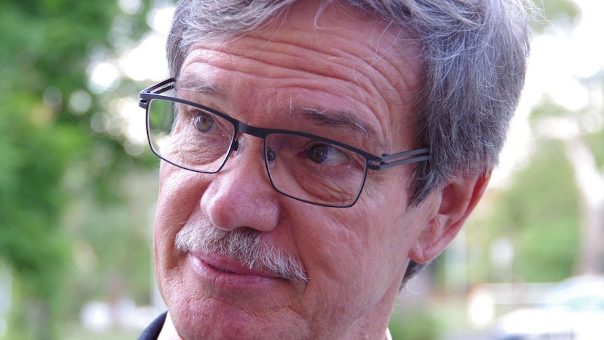WA Treasurer Mike Nahan outside in Perth, March 2015