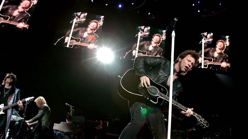 Bon Jovi on stage