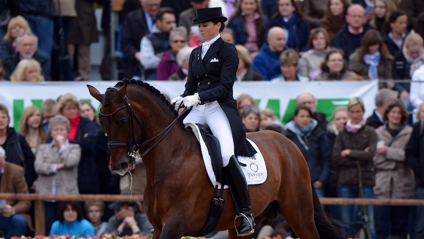 Australian rider Lyndal Oatley and her horse Sandro Boy will compete in Olympic dressage.