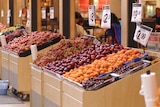 Fruit and vegies on display