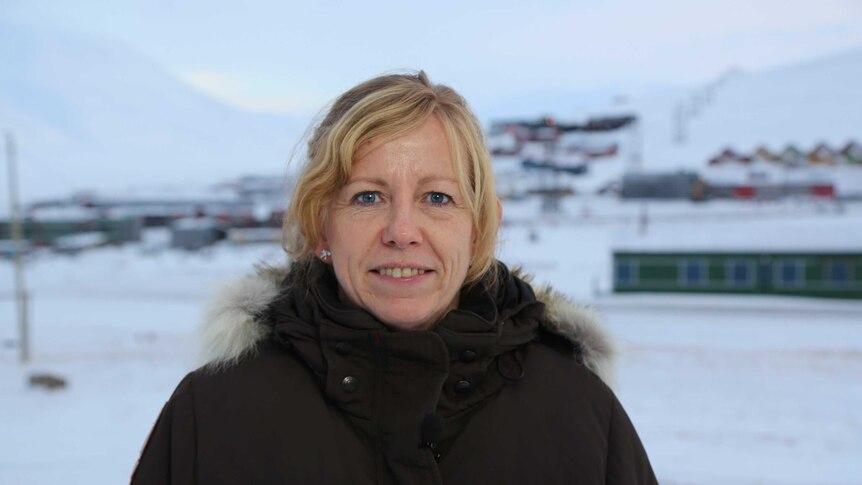 Bente Naeverdal, who looks after the Global Seed Vault in Svalbard.