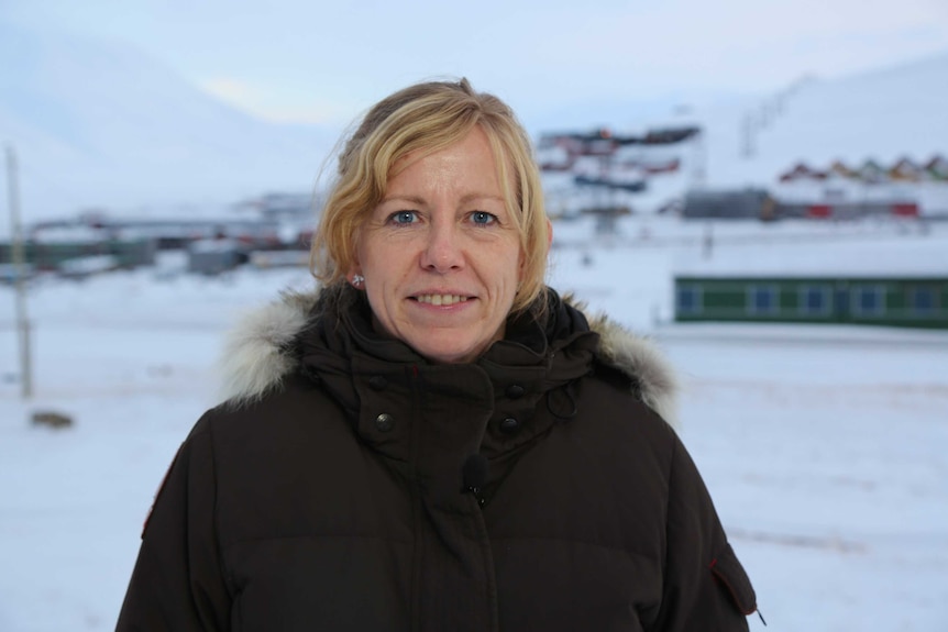 Bente Naeverdal, who looks after the Global Seed Vault in Svalbard.