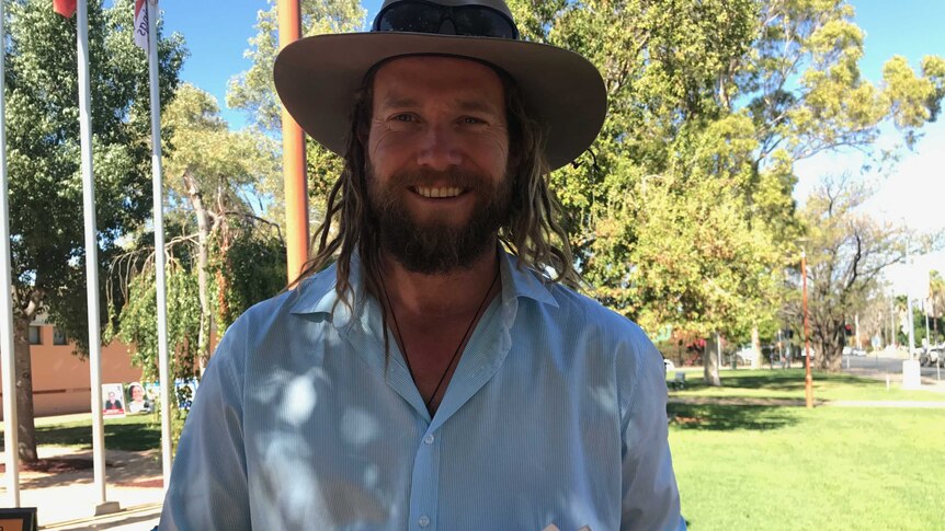 Alice Springs mayoral candidate Jimmy Cocking
