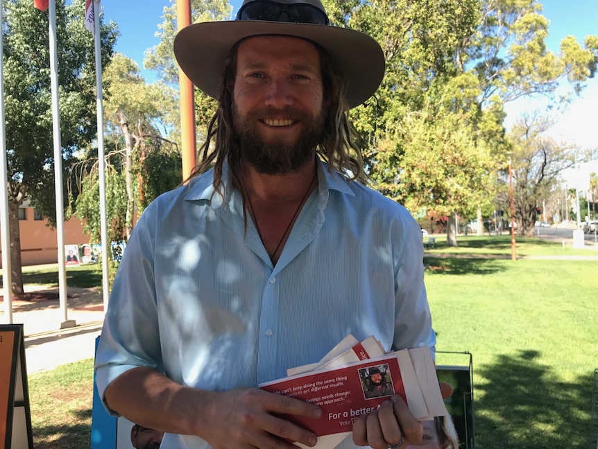 Alice Springs mayoral candidate Jimmy Cocking