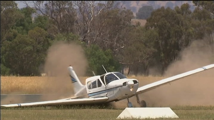 Plane landing