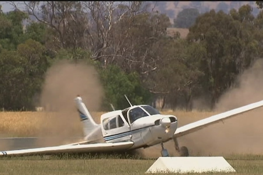 Plane landing