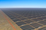 a computer generated image showing a proposed solar farm in the NT.