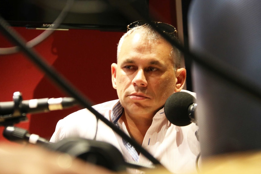 NT Chief Minister Adam Giles, in the ABC Darwin studio.