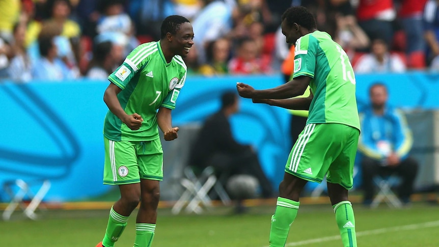 Musa celebrates second goal against Argentina