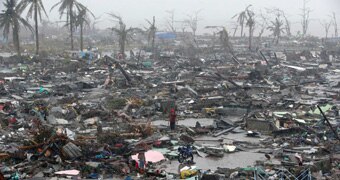 Destruction in Tacloban