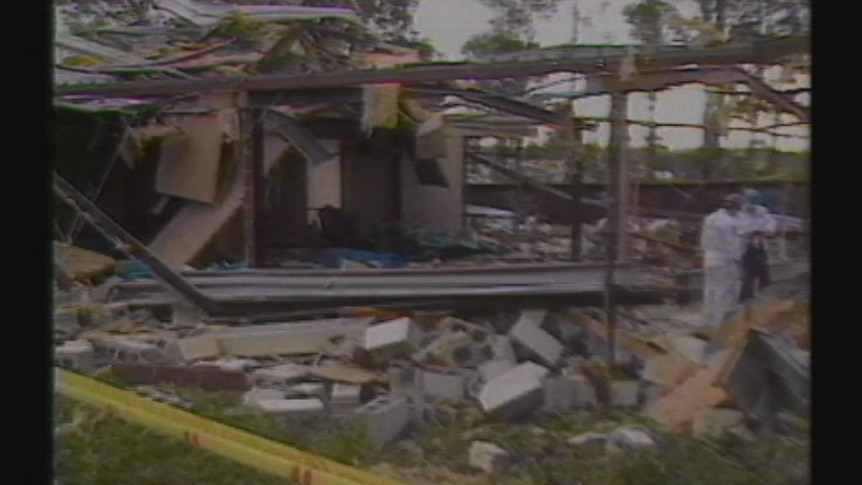 An ABC TV report from 1987 shows the destruction