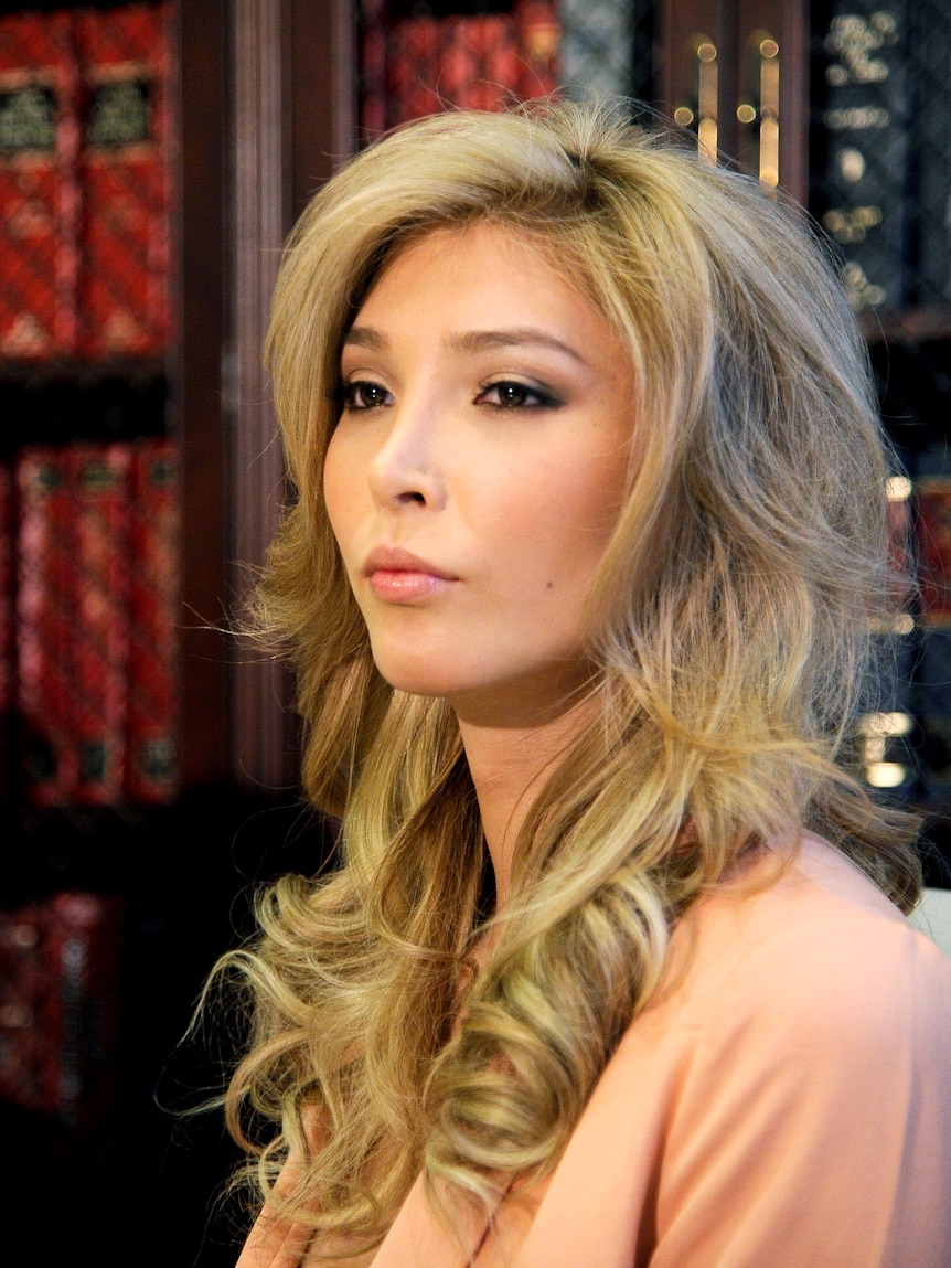 Miss Universe contestant, Jenna Talackova, who was disqualified for being born male.
