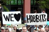 Hobbit supporters rally in Wellington