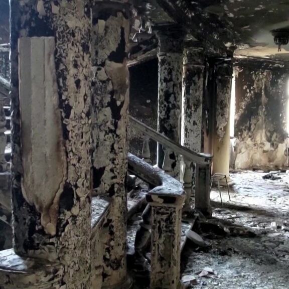 Footage from inside of destroyed Mariupol drama theatre