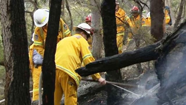 It's hoped RFS crews can contain a blaze at Denman before temperatures soar tomorrow.