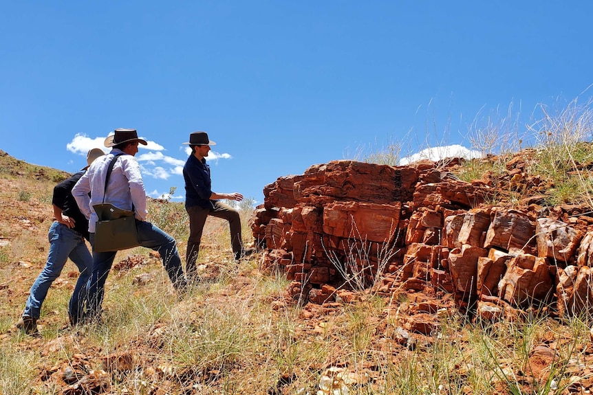 Marco Fiorentini and Stefano Caruso in the Pilbara