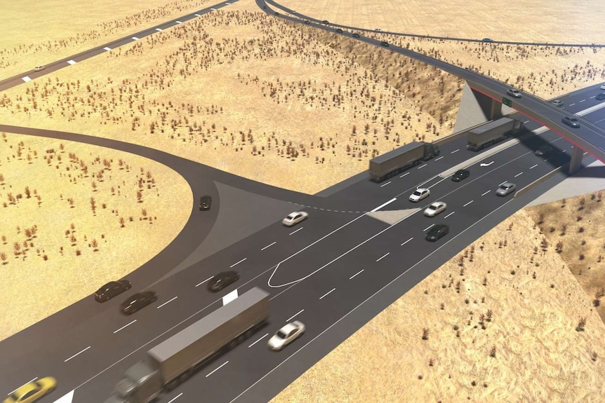 An image of a planned overpass.