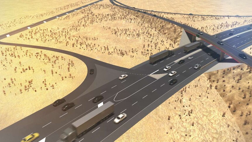 An image of a planned overpass.