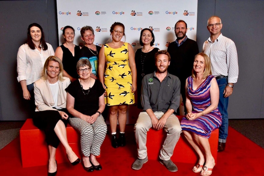 Ten regional business owners who gathered at Google headquarters in Sydney for a masterclass in digital marketing.