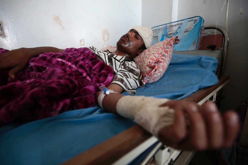 Yemen: burn victim 1