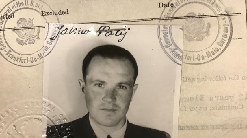 A 1949 US visa photograph of Mr Palij.