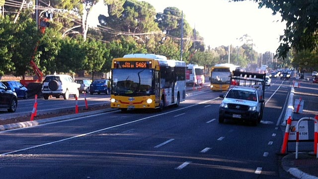 Dedicated bus lanes have opened on Hackney Road.