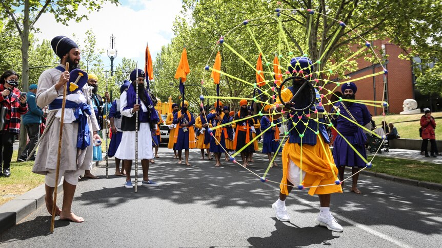 Hundreds of people from all over Victoria attended Bendigo's first Nagar Kirtan.