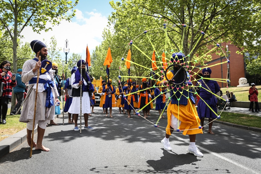 Hundreds of people from all over Victoria attended Bendigo's first Nagar Kirtan.