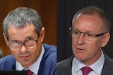 Headshots of Senator Stephen Conroy and SA Premier Jay Weatherill