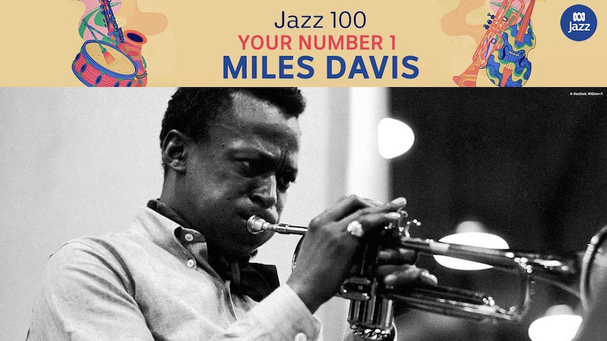 Miles Davis, winner of the Jazz 100