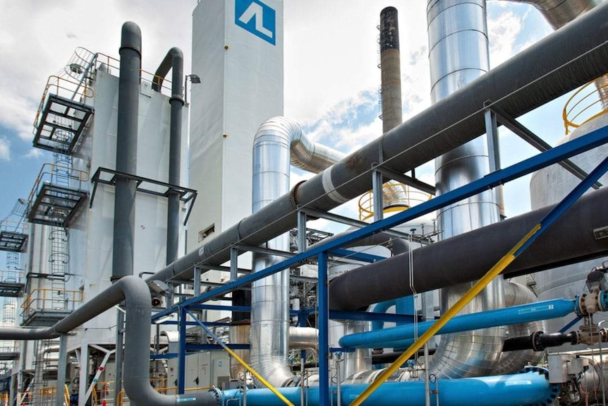 A carbon capture and storage plant