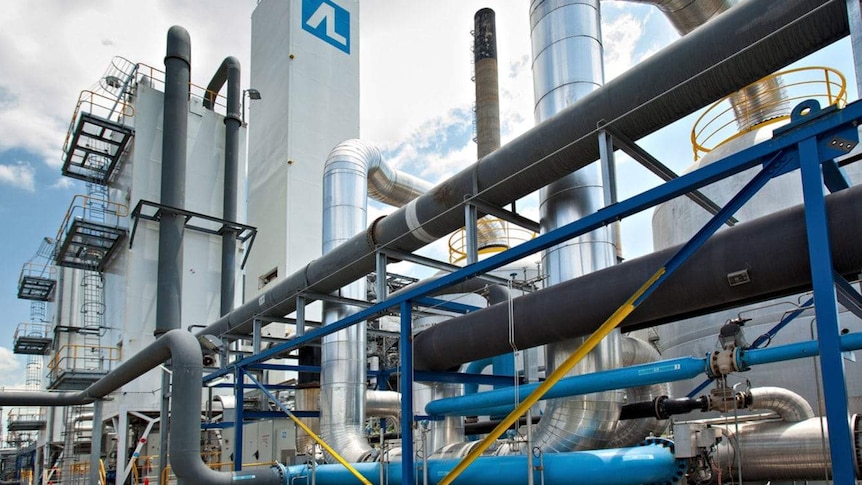 A carbon capture and storage plant