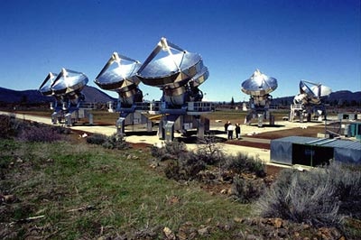 The Allen Telescope Array, administered by the Search for Extraterrestrial Intelligence project.