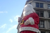 'Too creepy': Santa Claus in his bandages