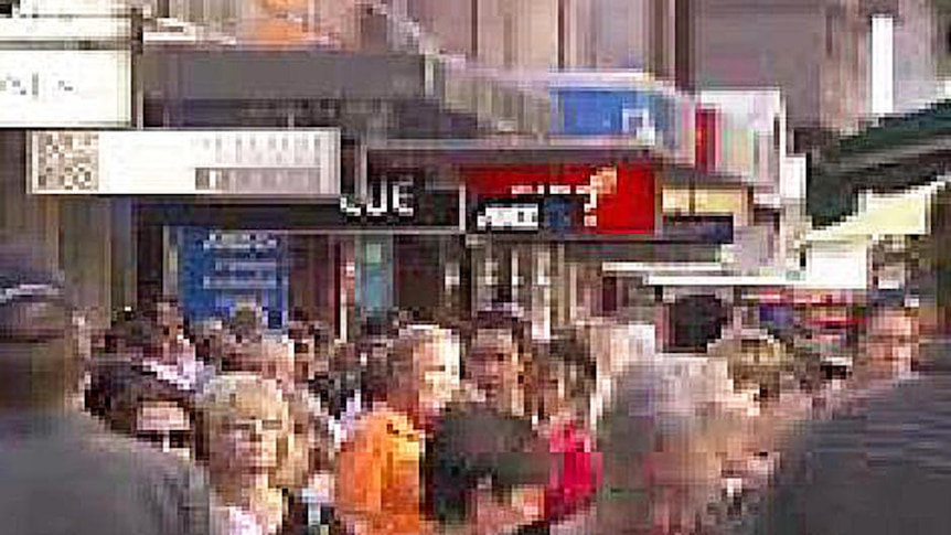 Adelaide shoppers packed Rundle Mall in the city when stores opened for the Tuesday public holiday