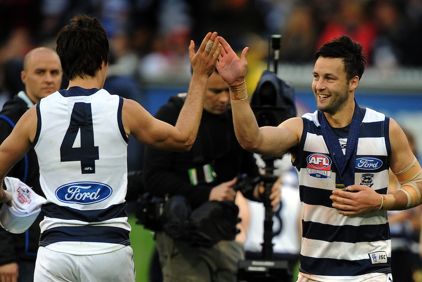 Best on ground ... Jimmy Bartel had massive influence on the game for Geelong.
