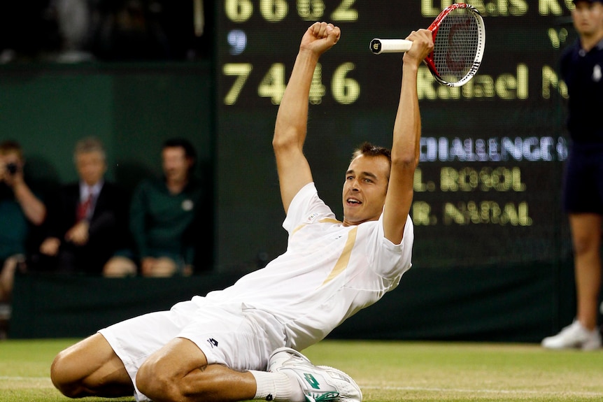 Lukas Rosol's name will now be synonymous with great upsets in sport.