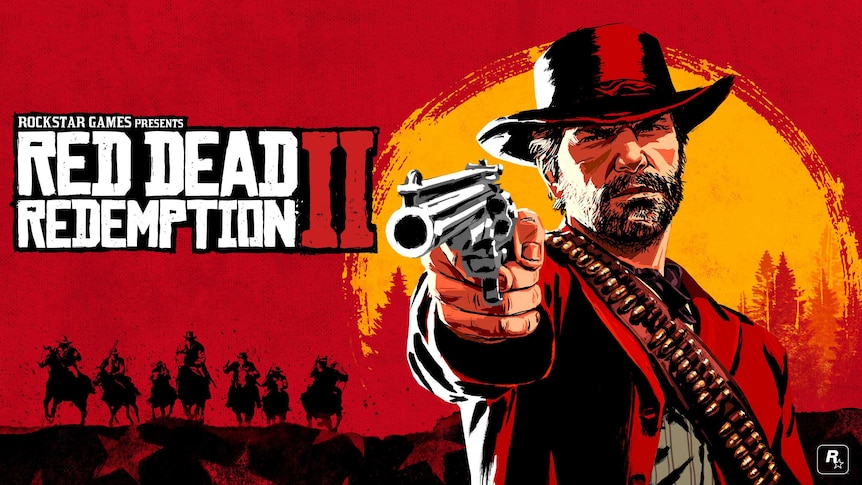 A poster for Red Dead Redemption 2.
