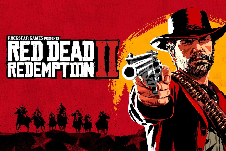 A poster for Red Dead Redemption 2.