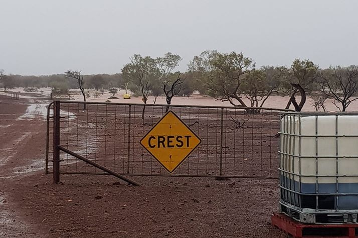 flooded pastoral station