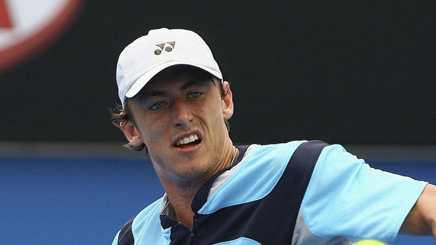 Lone ranger ... John Millman was the only Aussie prospect to advance to the second round of qualifying on Wednesday.