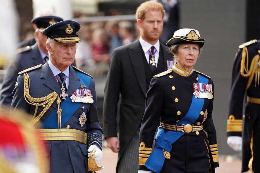 King Charles III and Princess Anne