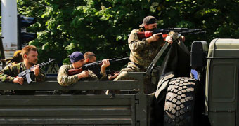 ukraine militants custom