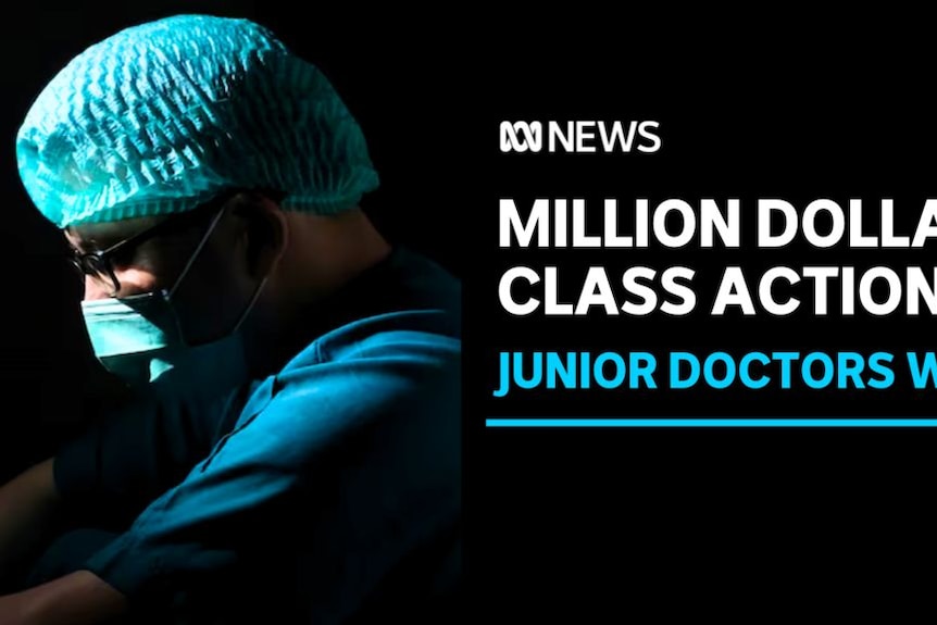 Million Dollar Class Action, Junior Doctors Win: A health worker in personal protection equipment.
