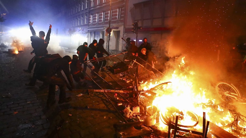 G20 protests continued in Hamburg all day on Friday (Photo: Reuters)