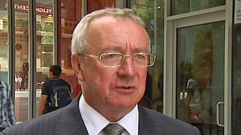 Tasmania's suspended police commissioner Jack Johnston.
