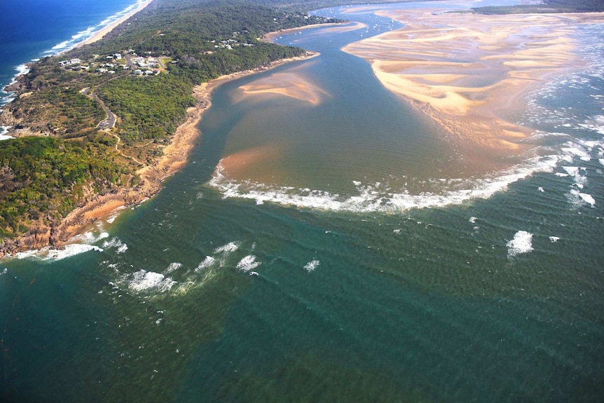 Aerial shot of Round Hill Creek at 1770