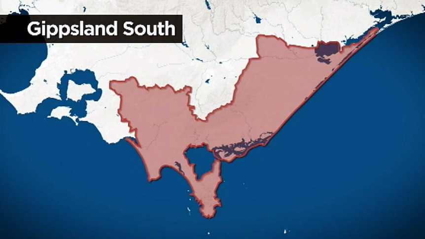 Gippsland South electorate graphic